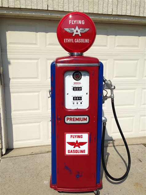 <b>Vintage</b> Standard Gasoline 2 Sided Porcelain Sign Service Station. . Antique gas pump values